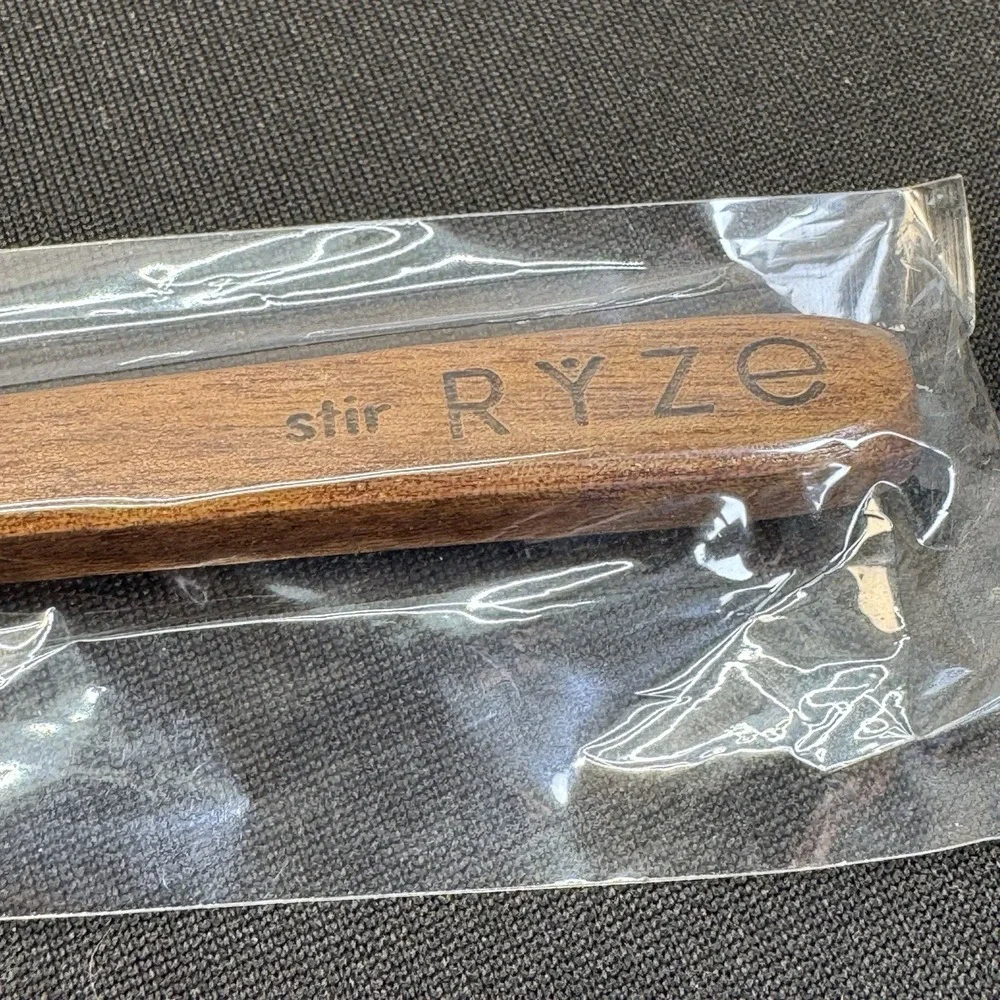 Ryze Wooden Stirring Spoon In Plastic‎